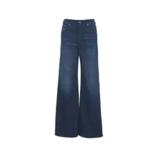 Dondup - High-Waisted Wide-Leg Jeans With Classic Five-Pock - Größe 30 - blau Dondup - High-Waisted Wide-Leg Jeans With Classic Five-Pock - Größe 30 - blau