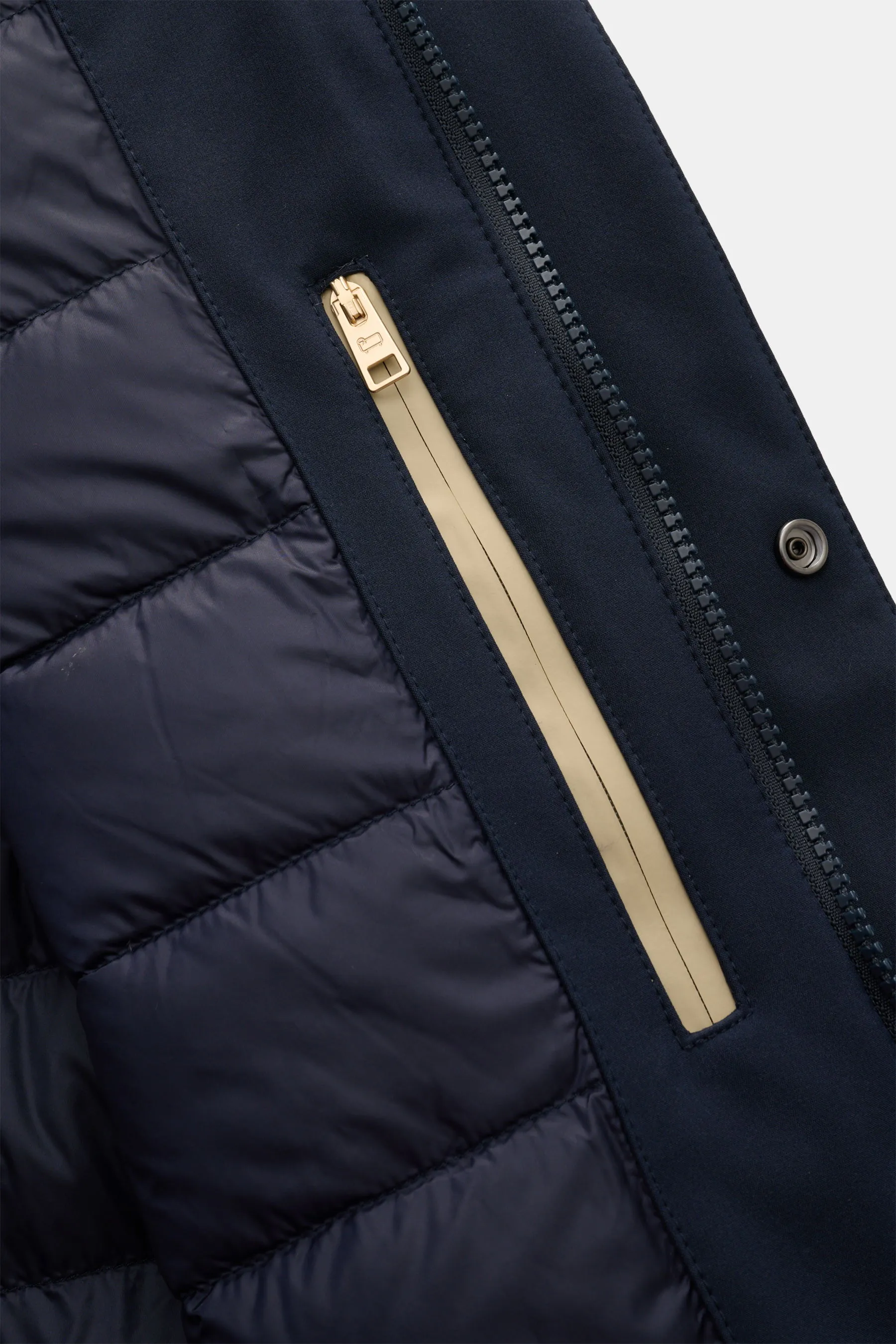 Woolrich - Herren - Softshell-Daunenjacke 'Barrow' navy – Bild 5