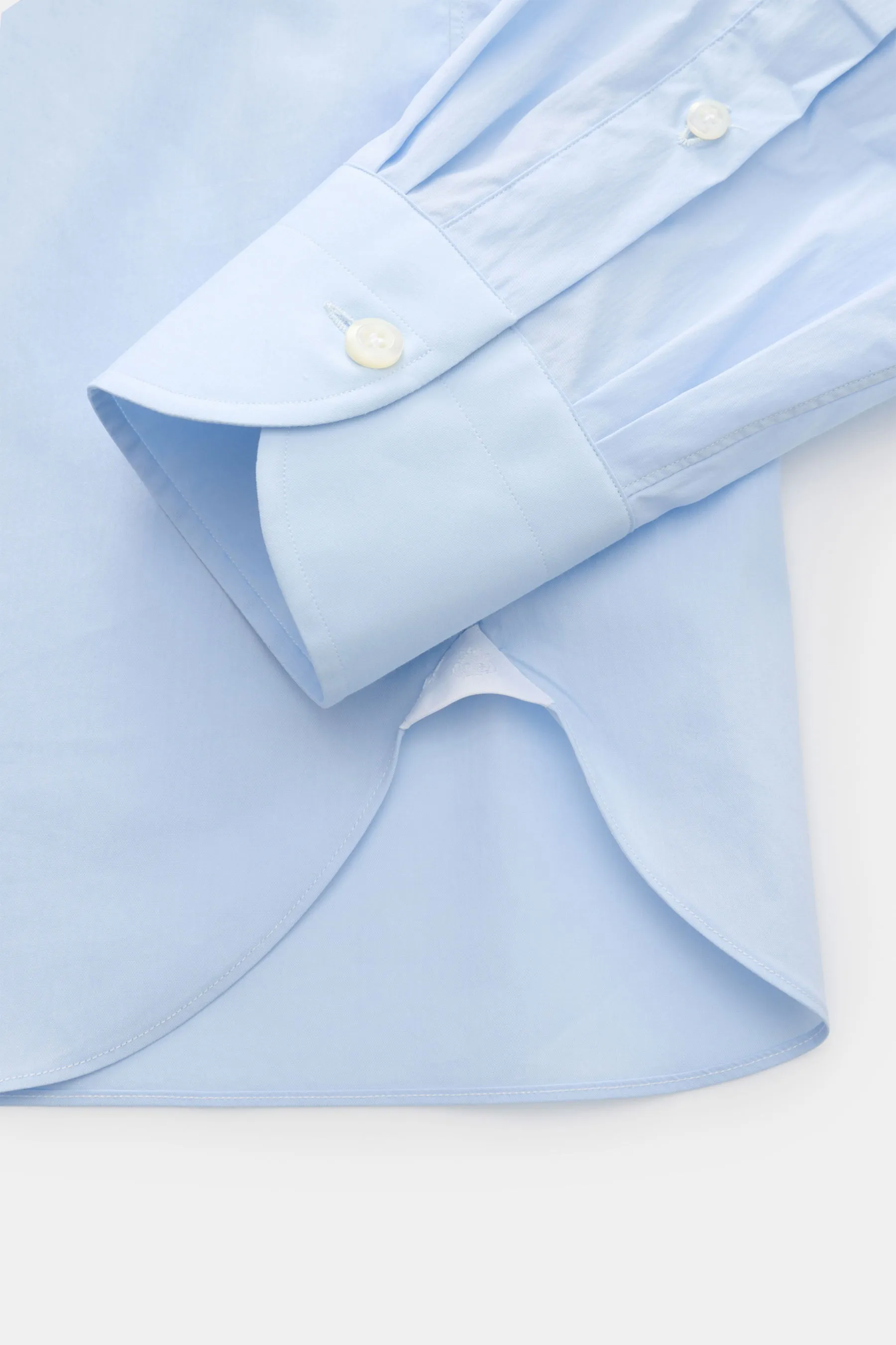 Giampaolo - Herren - Casual-Hemd Haifisch-Kragen hellblau – Bild 3