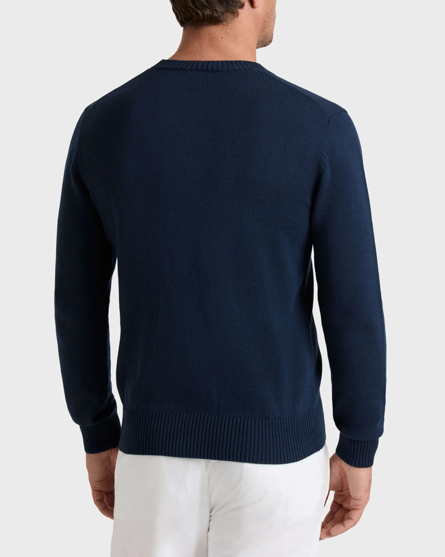 Vilebrequin - Turtle Rundhalspullover Aus Baumwolle Und Kaschmir Für Herren - Pullover - Payol - Blau - Größe M – Bild 4