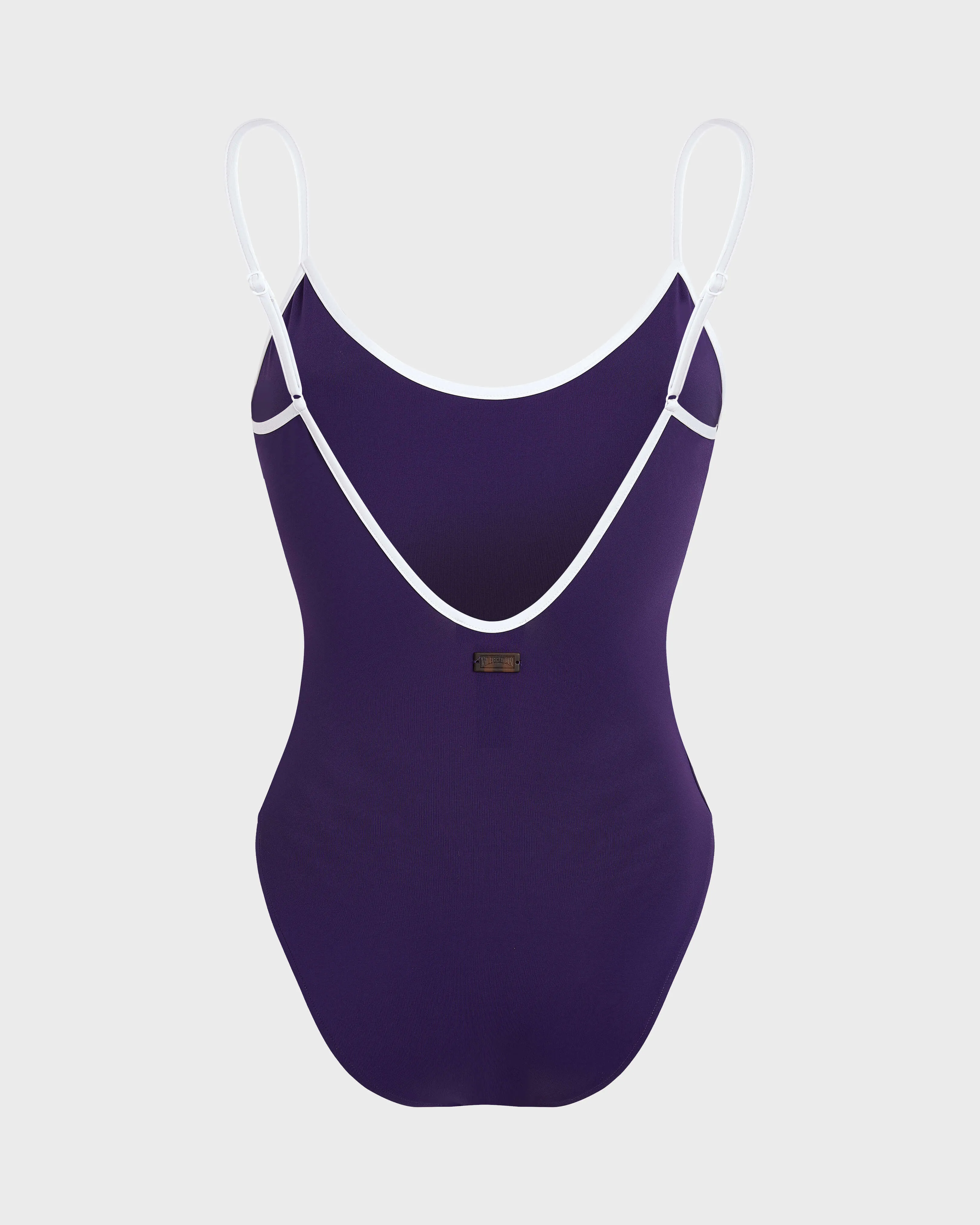 Vilebrequin - Solid Badeanzug Mit Tiefem Rückenausschnitt Für Damen - Bademode - Lamia - Violett - Größe XL – Bild 2