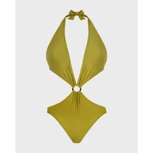 Vilebrequin - Shiny Solid Stretch Trikini Für Damen - Bademode - Fresh - Grün - Größe L Vilebrequin - Shiny Solid Stretch Trikini Für Damen - Bademode - Fresh - Grün - Größe L