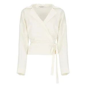 Philosophy Di Lorenzo Serafini - Ivory Shirt With Neckline - Größe 44 - beige Philosophy Di Lorenzo Serafini - Ivory Shirt With Neckline - Größe 44 - beige