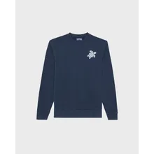 Vilebrequin - Turtle Sweatshirt Mit Rundhalsausschnitt Aus Bio-baumwolle Für Herren - Sweatshirt - Jorasses - Blau - Größe S Vilebrequin - Turtle Sweatshirt Mit Rundhalsausschnitt Aus Bio-baumwolle Für Herren - Sweatshirt - Jorasses - Blau - Größe S