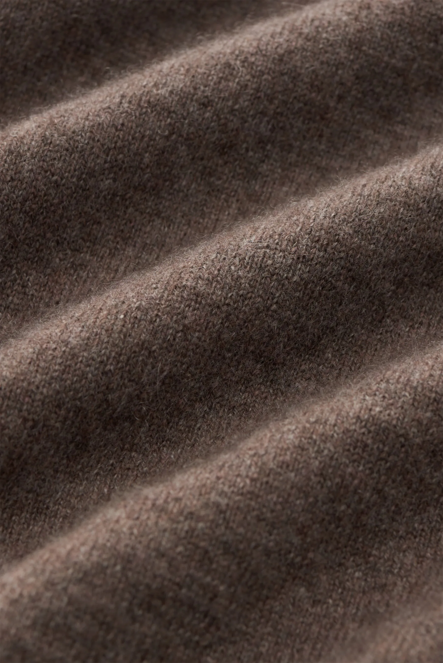 Fedeli - Herren - Cashmere Strickpolo 'Sportman' graubraun meliert – Bild 4