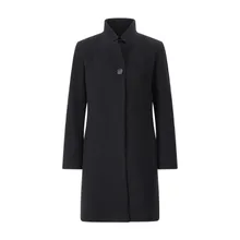 CINZIA ROCCA - Mantel aus Schurwolle - Größe 44 - schwarz CINZIA ROCCA - Mantel aus Schurwolle - Größe 44 - schwarz