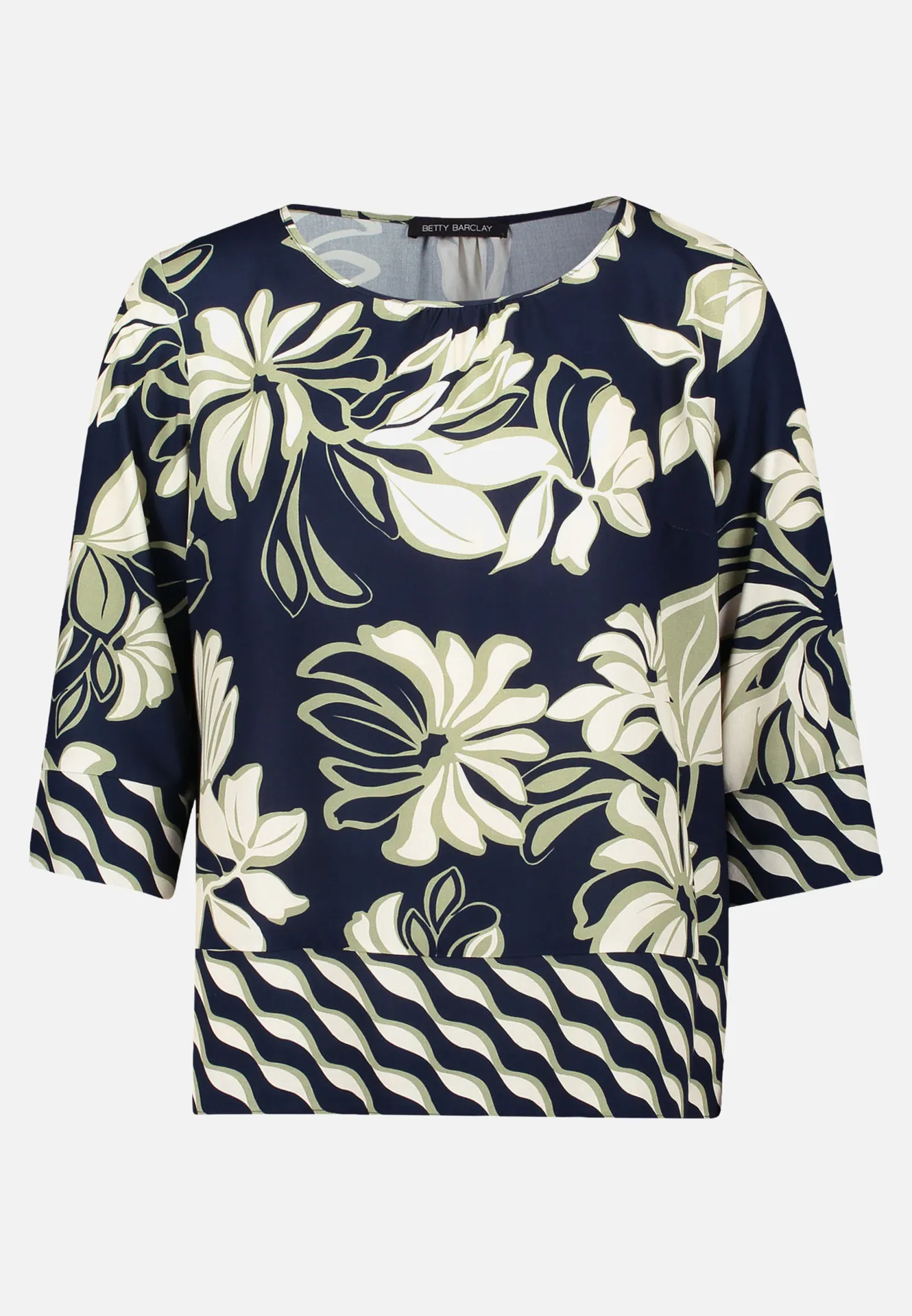 Schlupfbluse mit Rundhalsausschnitt – Bild 3