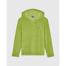 Vilebrequin - Langärmeliges Frottee-t-shirt Mit Kapuze Für Herren - T-shirt - Therapy - Grün - Größe M Vilebrequin - Langärmeliges Frottee-t-shirt Mit Kapuze Für Herren - T-shirt - Therapy - Grün - Größe M