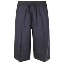 Studio Nicholson - Oversized Bermuda Shorts With Elastic Waist - Größe XS - blau Studio Nicholson - Oversized Bermuda Shorts With Elastic Waist - Größe XS - blau