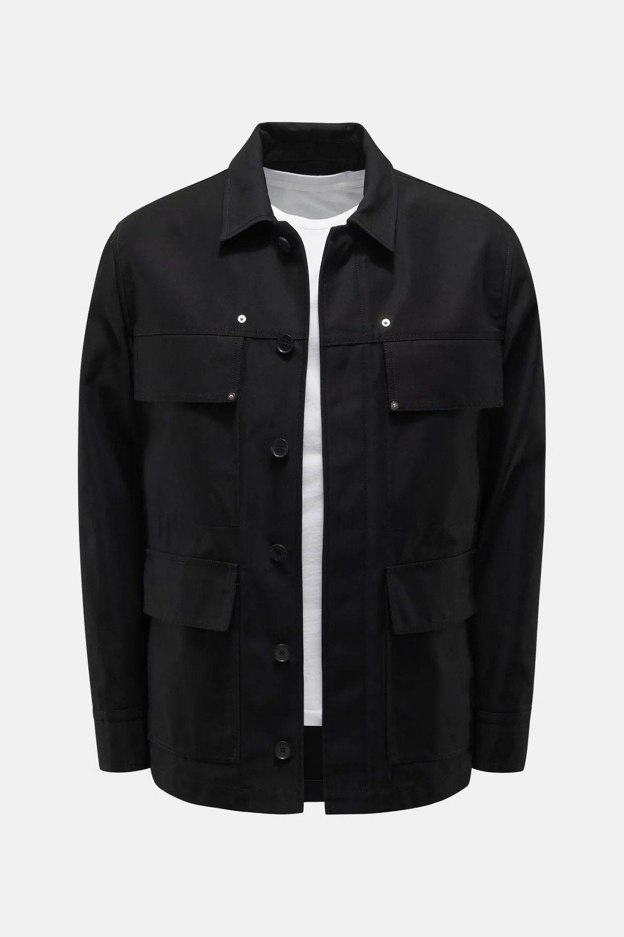 1017 ALYX 9SM - Herren - Overshirt %27Officer Shirt%27 schwarz 1017 ALYX 9SM - Herren - Overshirt %27Officer Shirt%27 schwarz