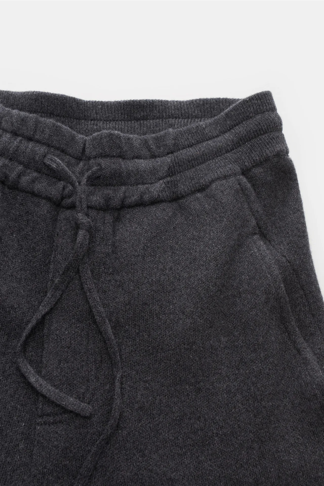 von Braun - Herren - Cashmere Cargo-Jogpants anthrazit – Bild 4