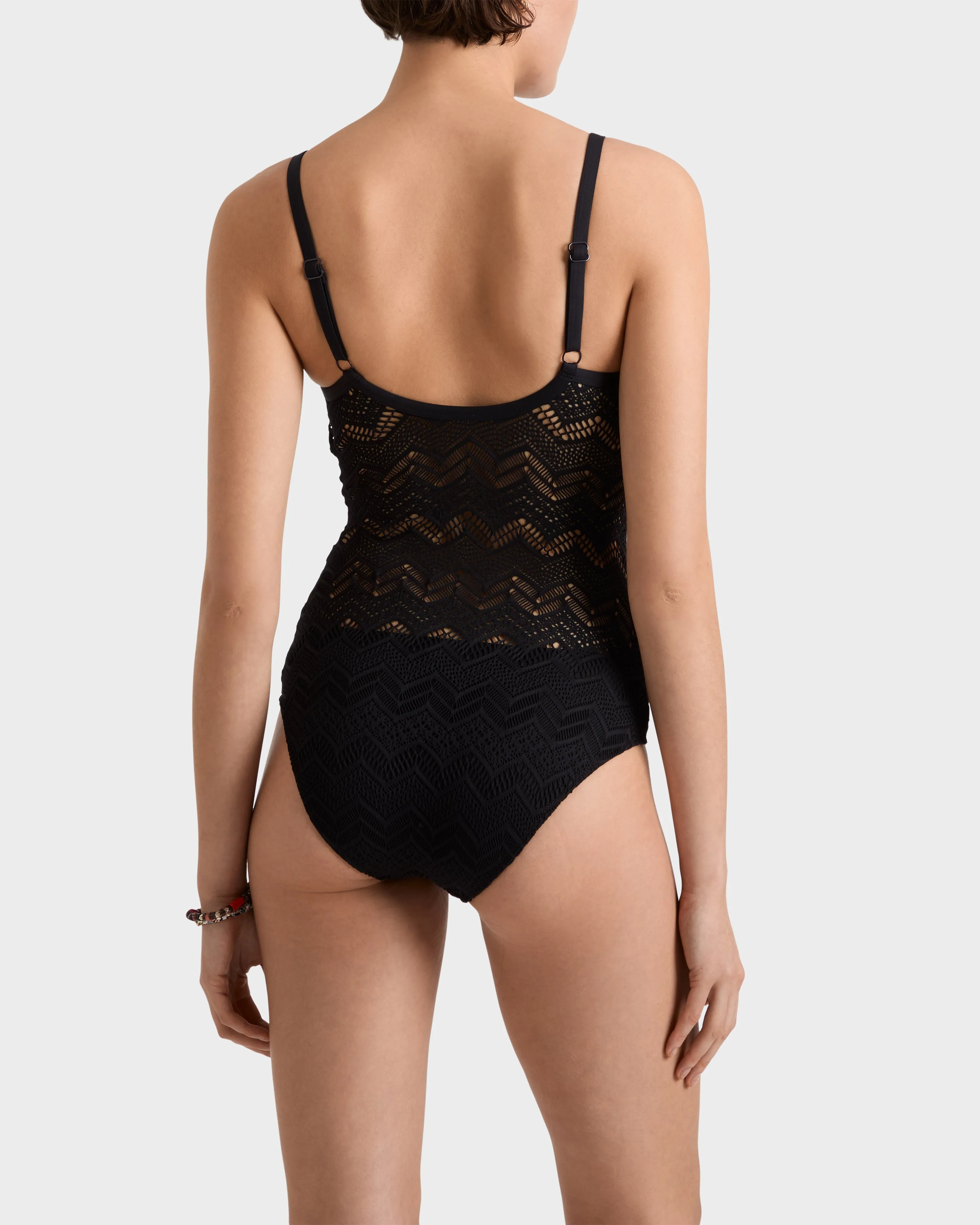 Vilebrequin - Badeanzug Mit Spitze Für Damen - Bademode - Lisanne - Schwarz - Größe M – Bild 4