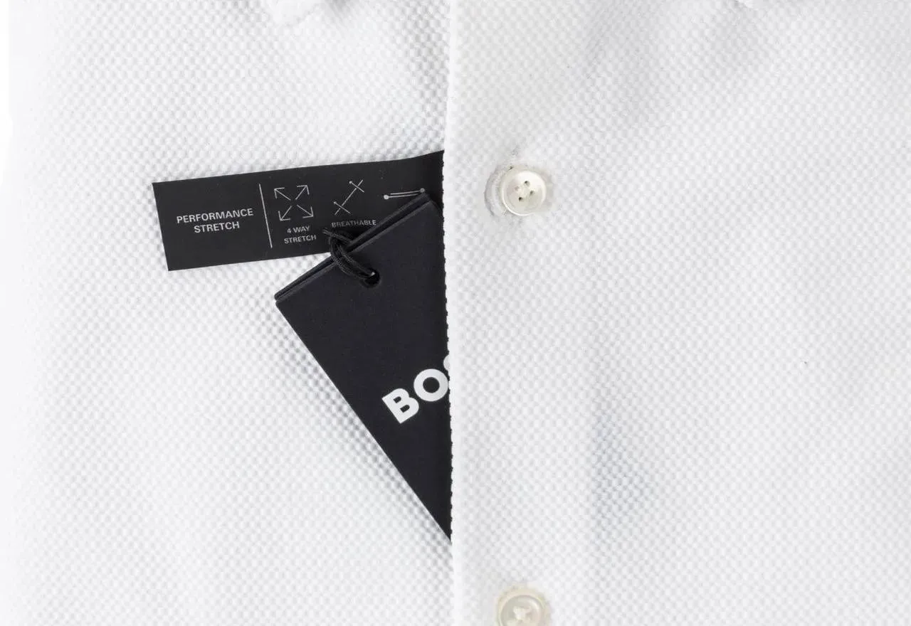 Boss - Shirts White - Größe 39 - weiß – Bild 4