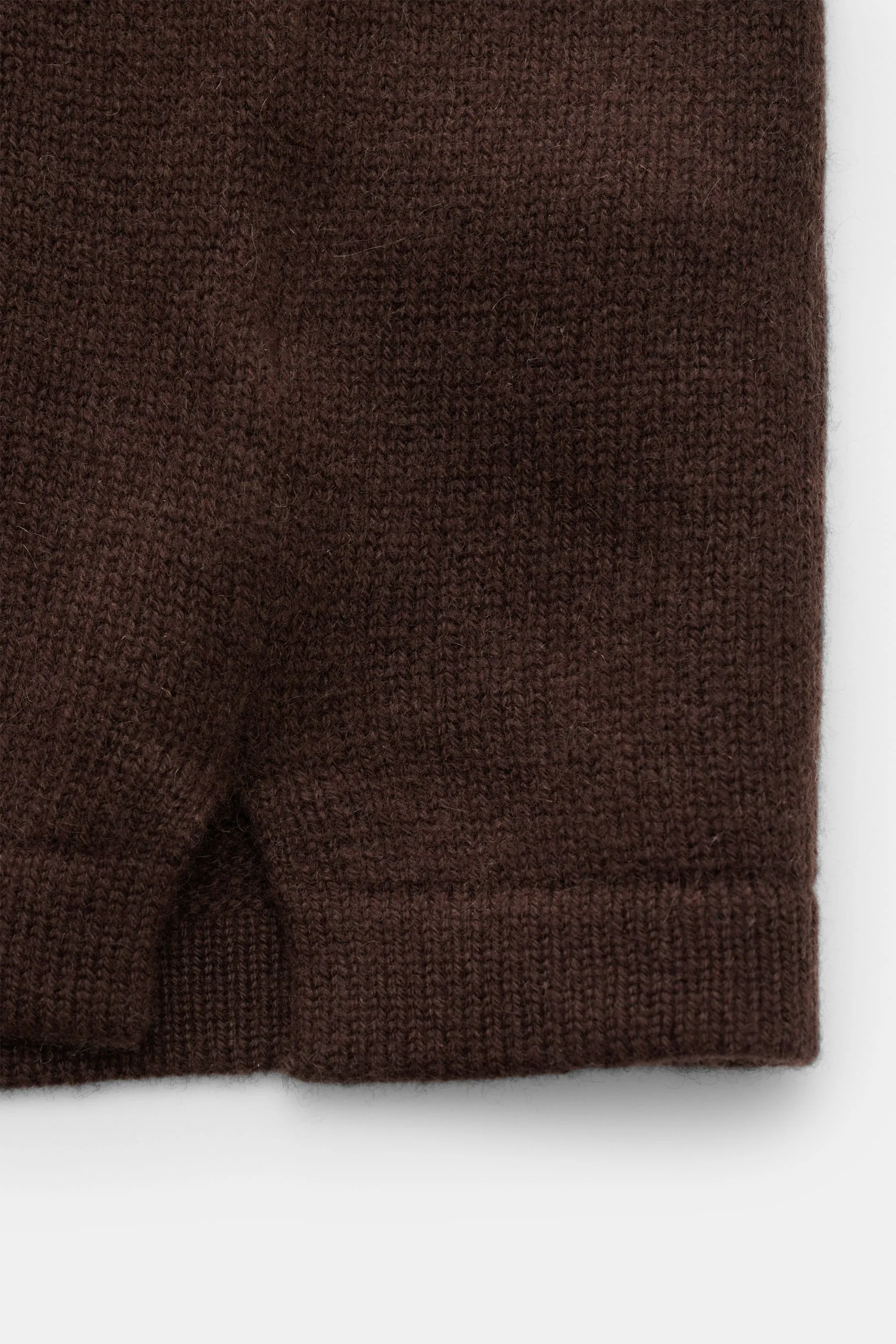 Soft Goat - Herren - Cashmere Cardigan dunkelbraun – Bild 4