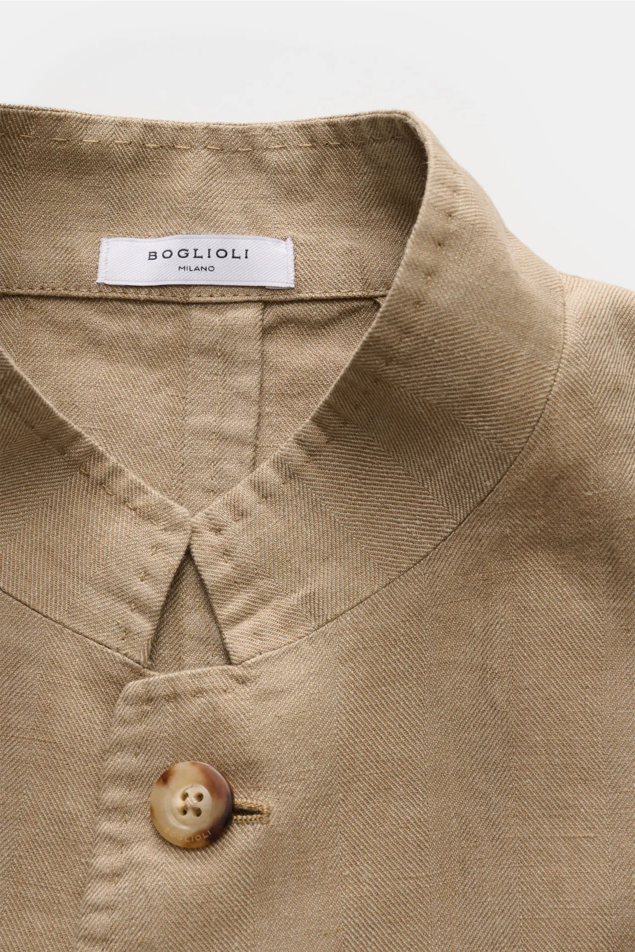 Boglioli - Herren - Leinensakko taupe – Bild 2