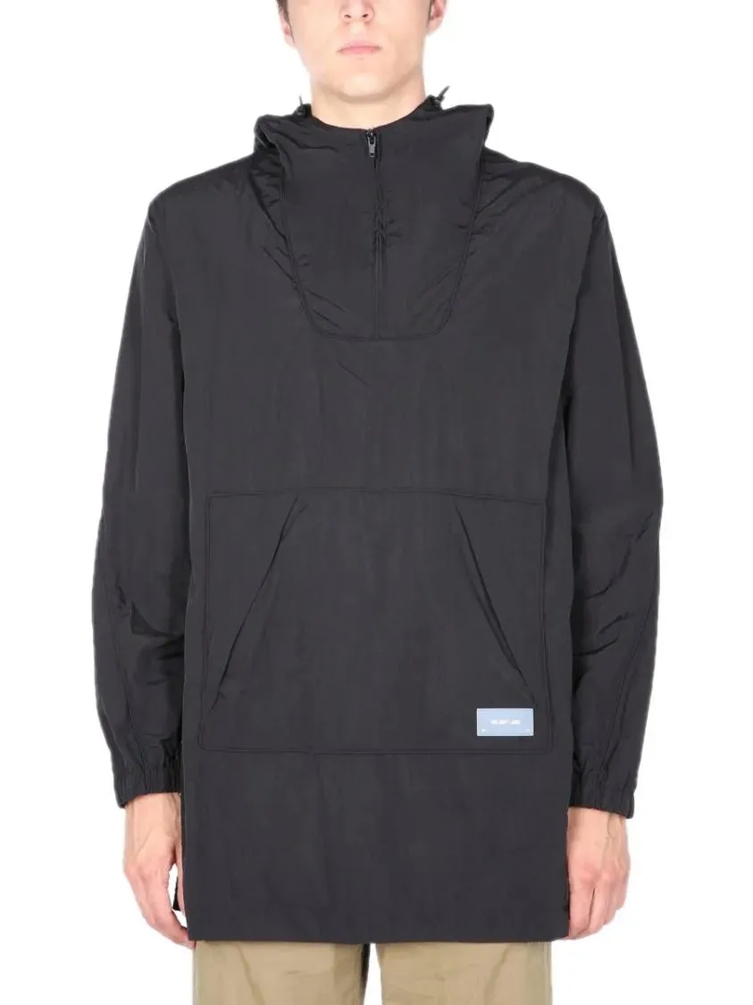 Helmut Lang - Black Lightweight Nylon Windbreaker - Größe S - schwarz Helmut Lang - Black Lightweight Nylon Windbreaker - Größe S - schwarz