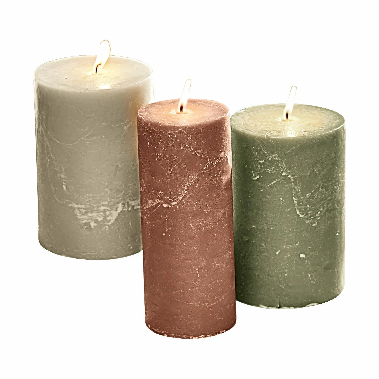 Kerze 3er Set Salis – Bild 3