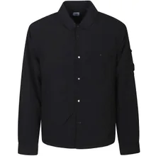 CP Company - Chrome-r Padded Overshirt Blue - Größe XL - blau CP Company - Chrome-r Padded Overshirt Blue - Größe XL - blau