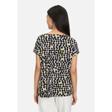 Printshirt mit Wasserfallausschnitt Printshirt mit Wasserfallausschnitt