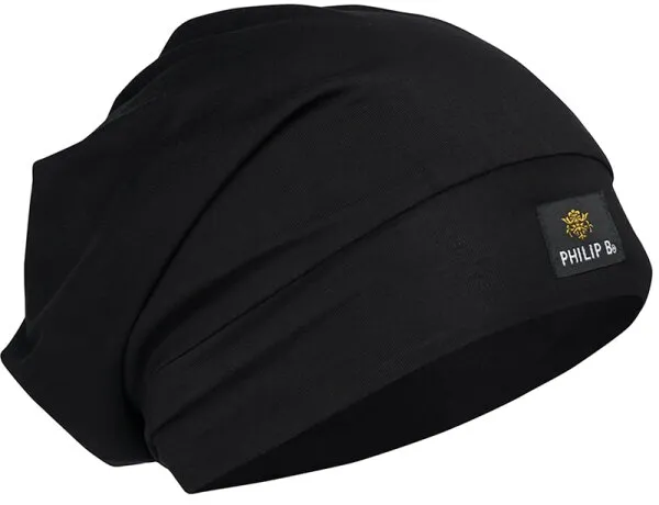 Philip B Silky Smooth Beanie (Black) 1 Stk. Philip B Silky Smooth Beanie (Black) 1 Stk.
