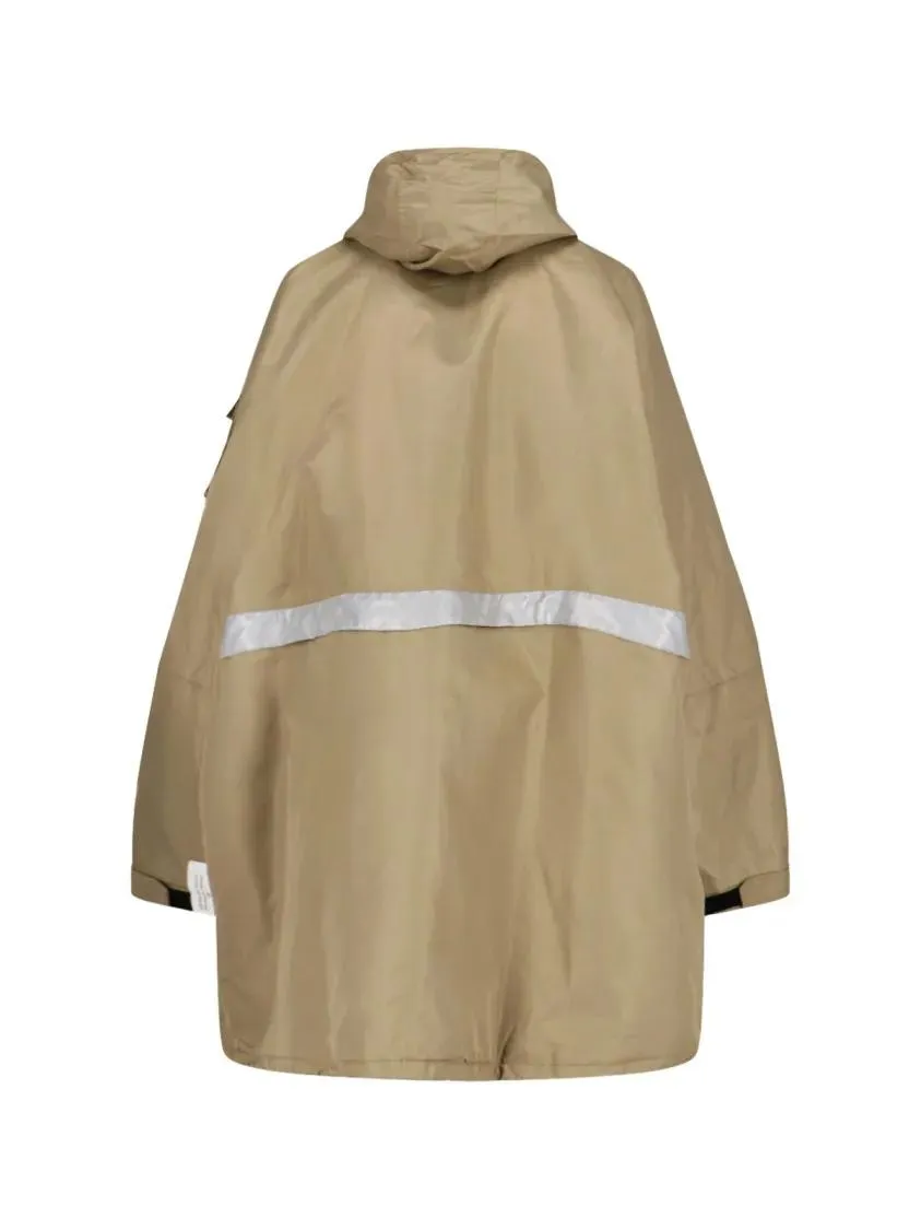 Rokh - Logo Hooded Parka - Größe 36 - braun – Bild 4