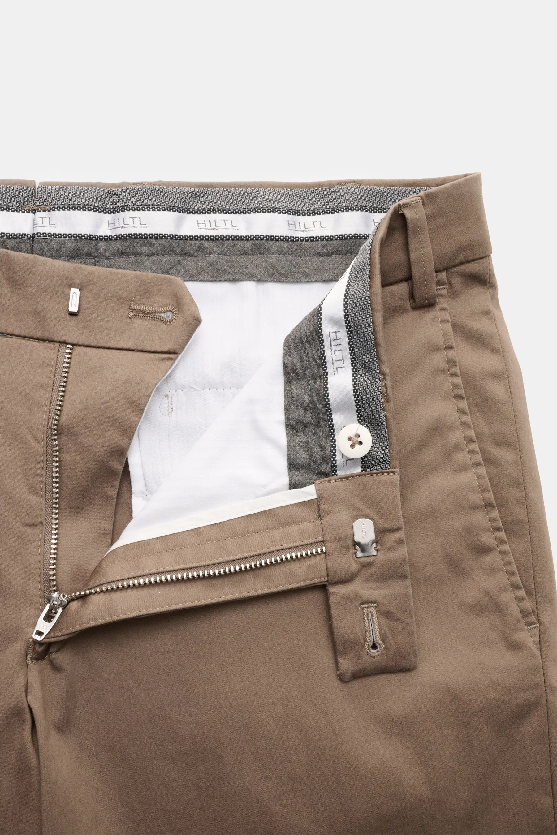 Hiltl - Herren - Baumwollhose 'Parma' graubraun – Bild 4
