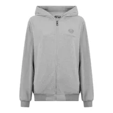 Plein Sport - Kapuzen-Sweatjacket - Größe 4XL - grau Plein Sport - Kapuzen-Sweatjacket - Größe 4XL - grau