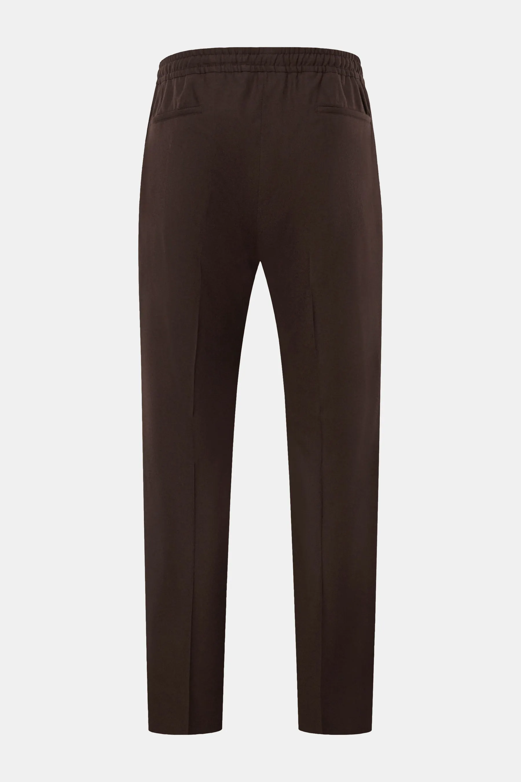 Corneliani - Herren - Woll-Jogpants dunkelbraun – Bild 2