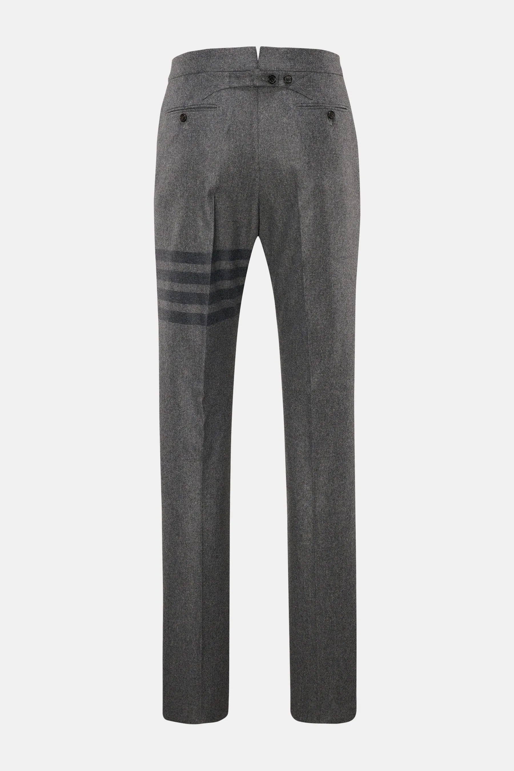 Thom Browne - Herren - Wollhose dunkelgrau meliert – Bild 2