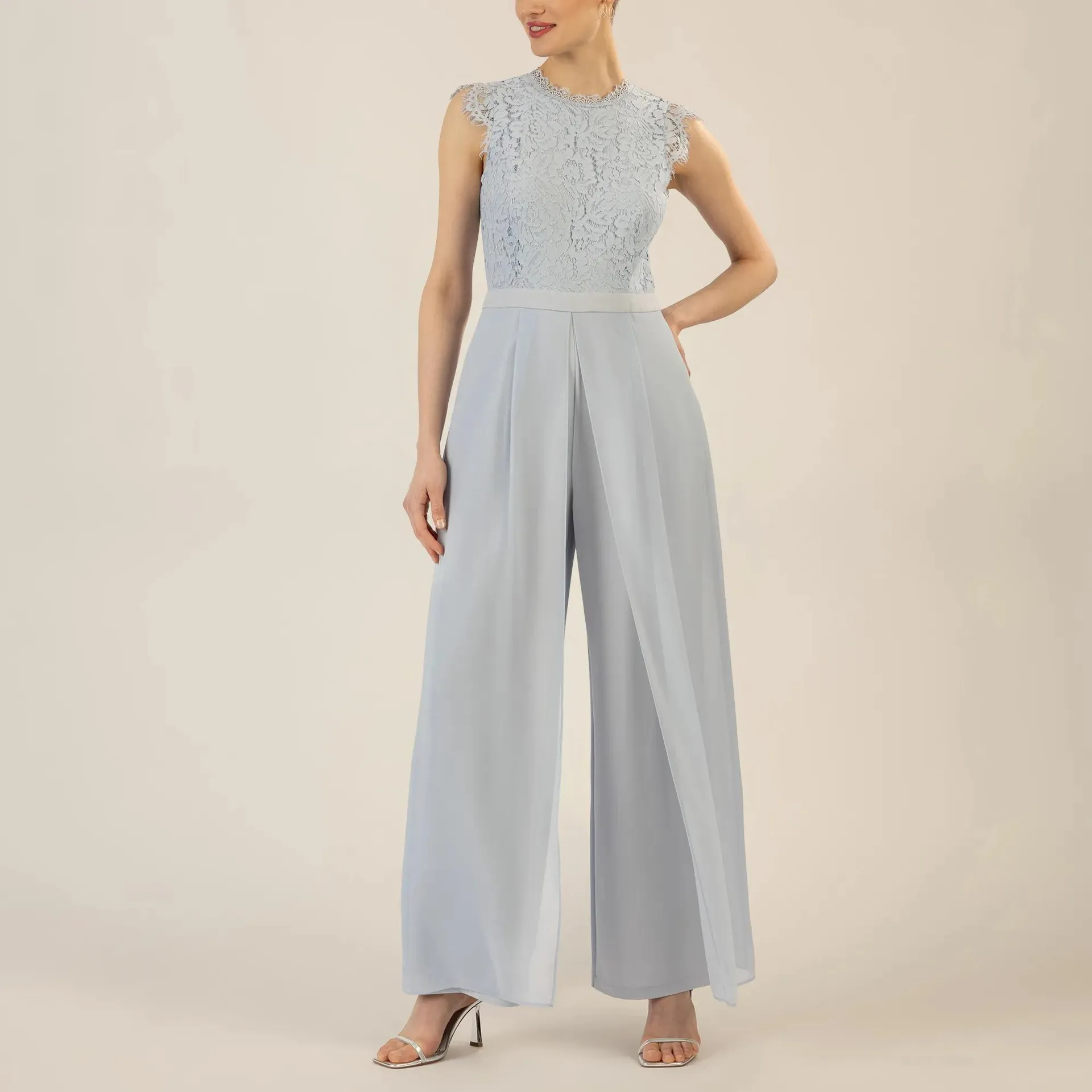 Apart - Overall mit Spitzenoberteil - Größe 40 - blau – Bild 4