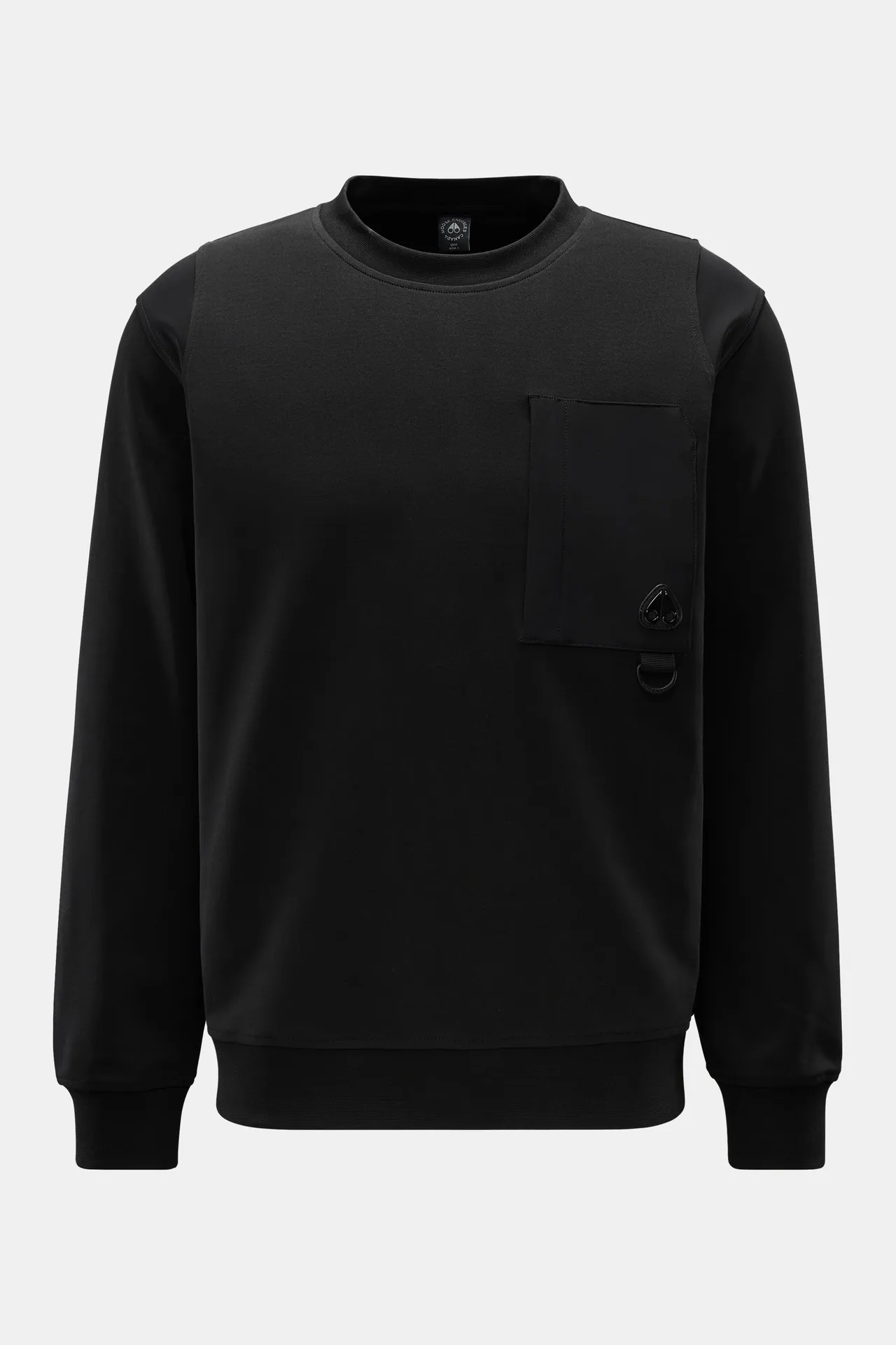 Moose Knuckles - Herren - Rundhals-Sweatshirt %27Dalon Crew%27 schwarz Moose Knuckles - Herren - Rundhals-Sweatshirt %27Dalon Crew%27 schwarz