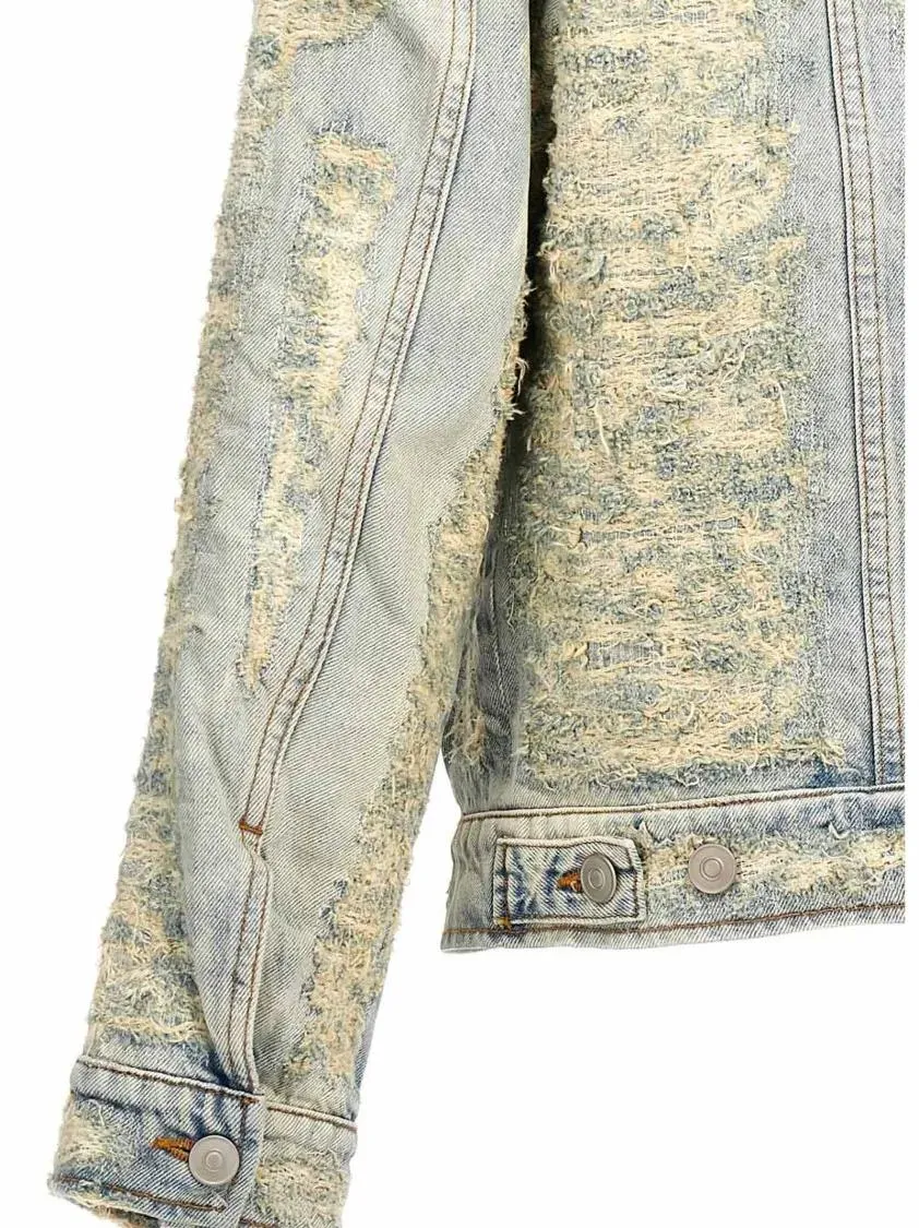 1017 Alyx 9Sm - 'Destroyed' Jacket - Größe S - blau – Bild 2