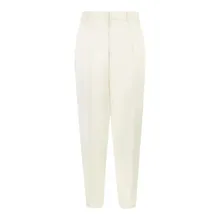 Philipp Plein - Satin Dame Fit Trousers - Größe S - weiß Philipp Plein - Satin Dame Fit Trousers - Größe S - weiß