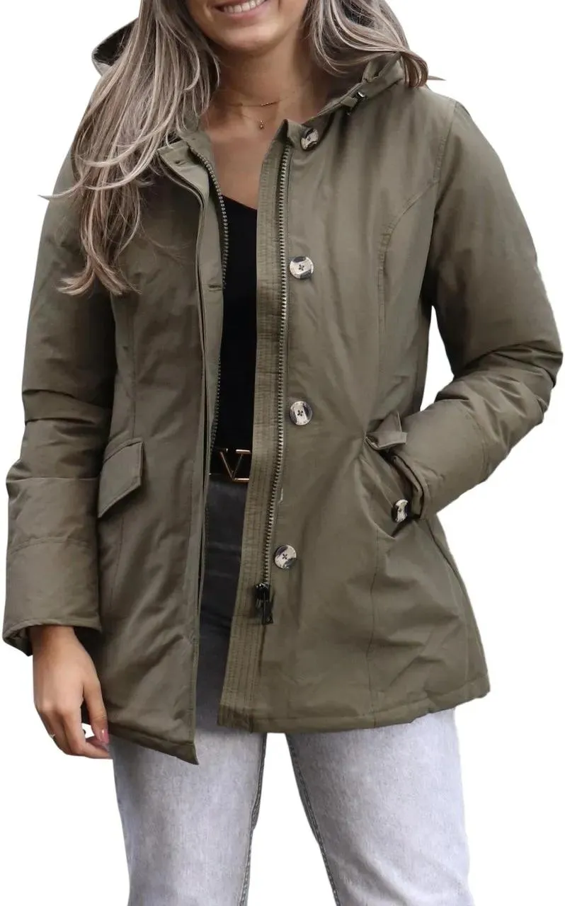 AIRFORCE - Pocket Parka Grape Leaf - Größe XL - grün – Bild 2