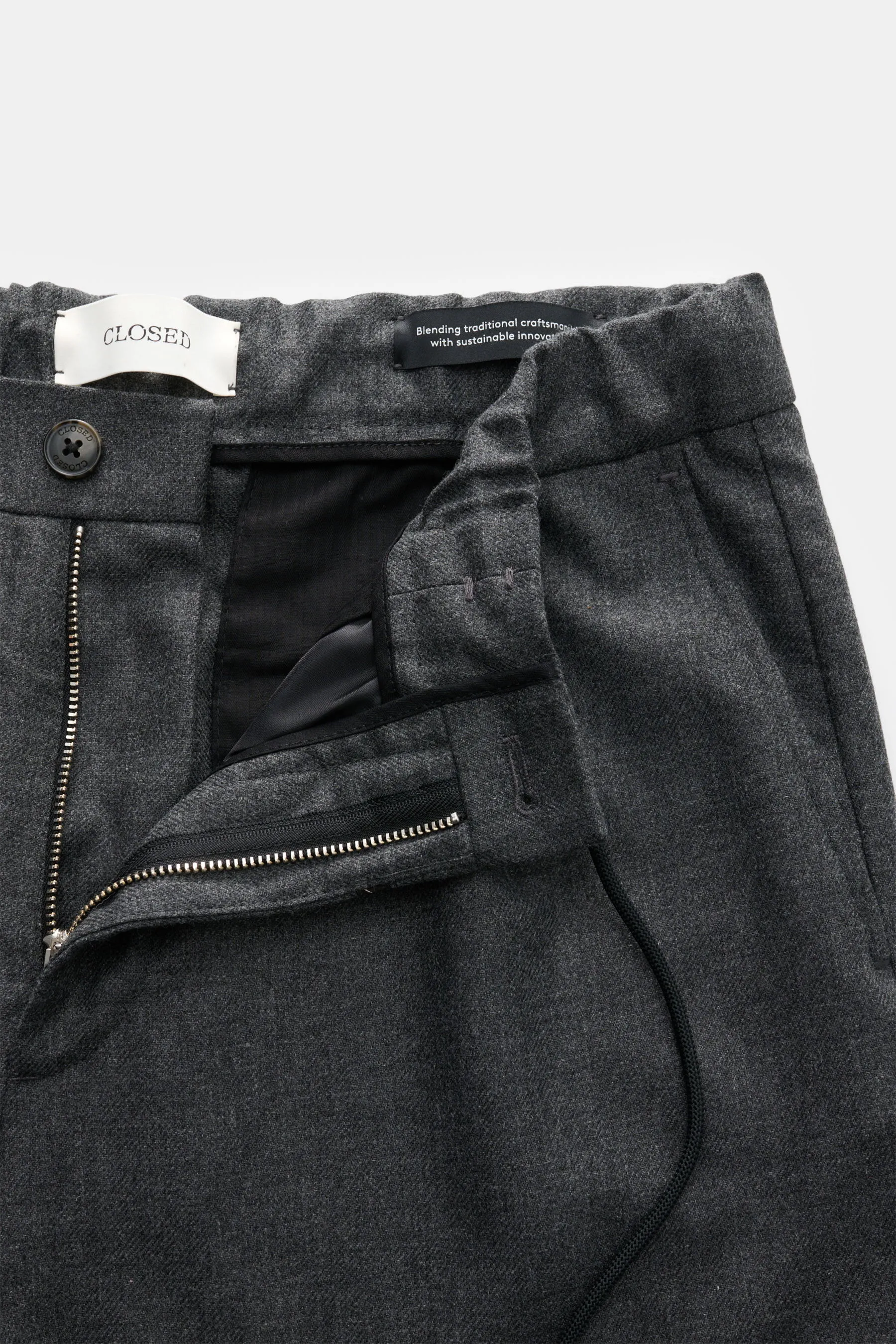 Closed - Herren - Jogpants 'Vigo' dunkelgrau meliert – Bild 4