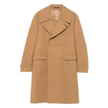Gabriele Pasini - Double-Breasted Camel Coat - Größe 50 - beige Gabriele Pasini - Double-Breasted Camel Coat - Größe 50 - beige