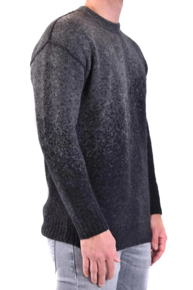 Isabel Benenato - Grey Knit Sweater - Größe XL - grau – Bild 4