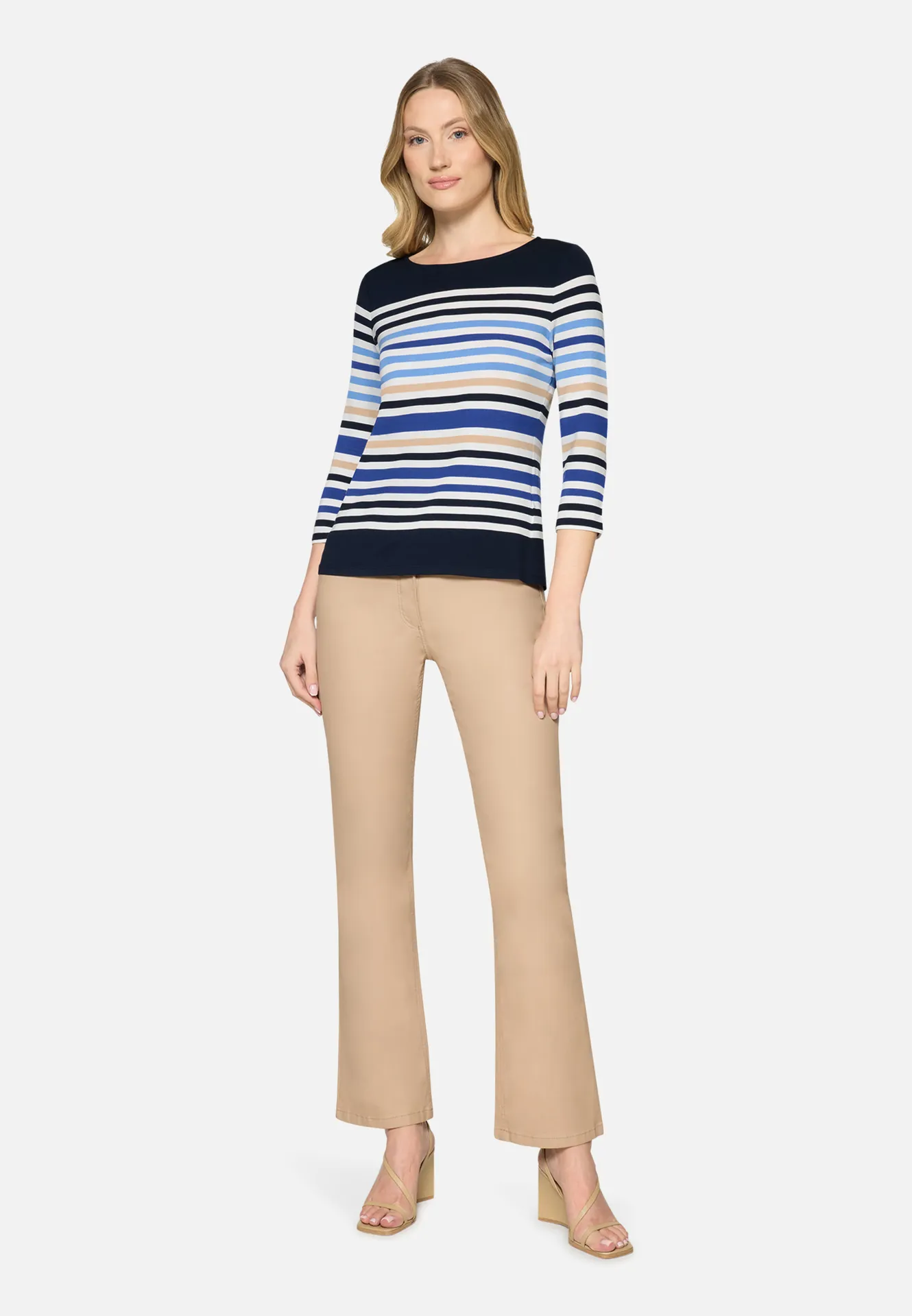 Basic Shirt mit U-Boot-Ausschnitt – Bild 2