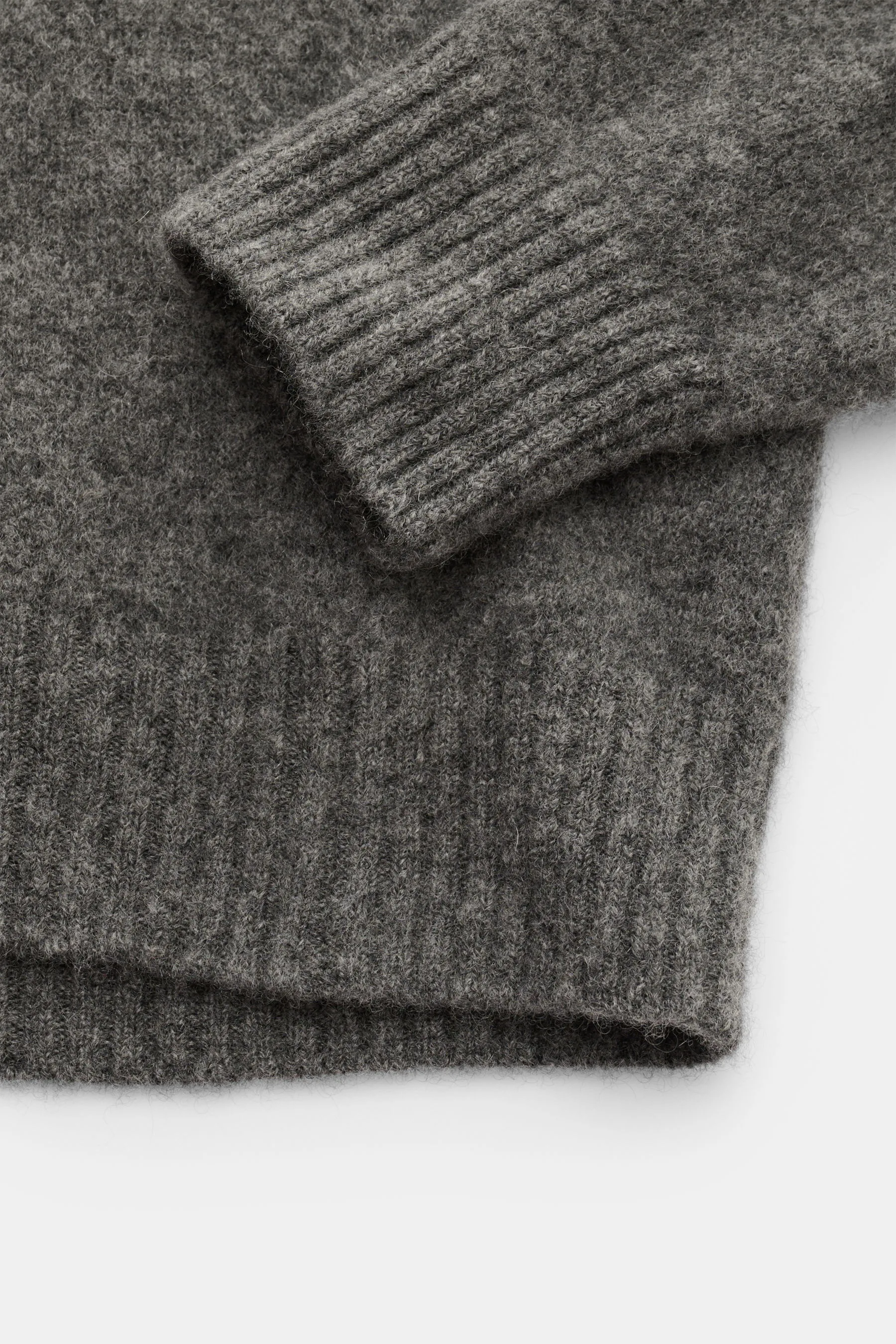 Filippo de Laurentiis - Herren - Rundhalspullover dunkelgrau meliert – Bild 3