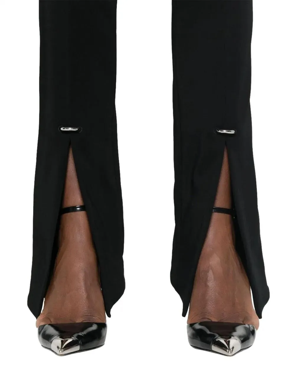 Mugler - Trousers Black - Größe 38 - schwarz – Bild 2
