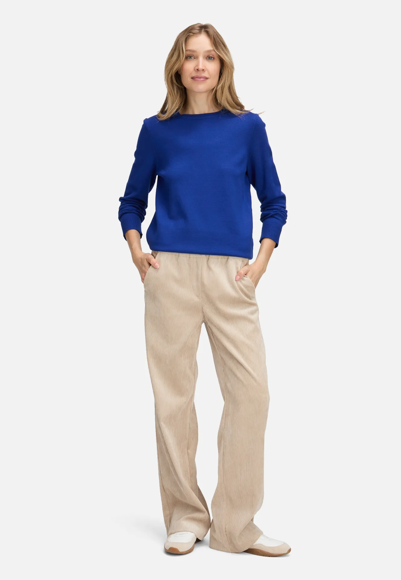 Basic-Strickpullover mit Rundhalsausschnitt – Bild 2