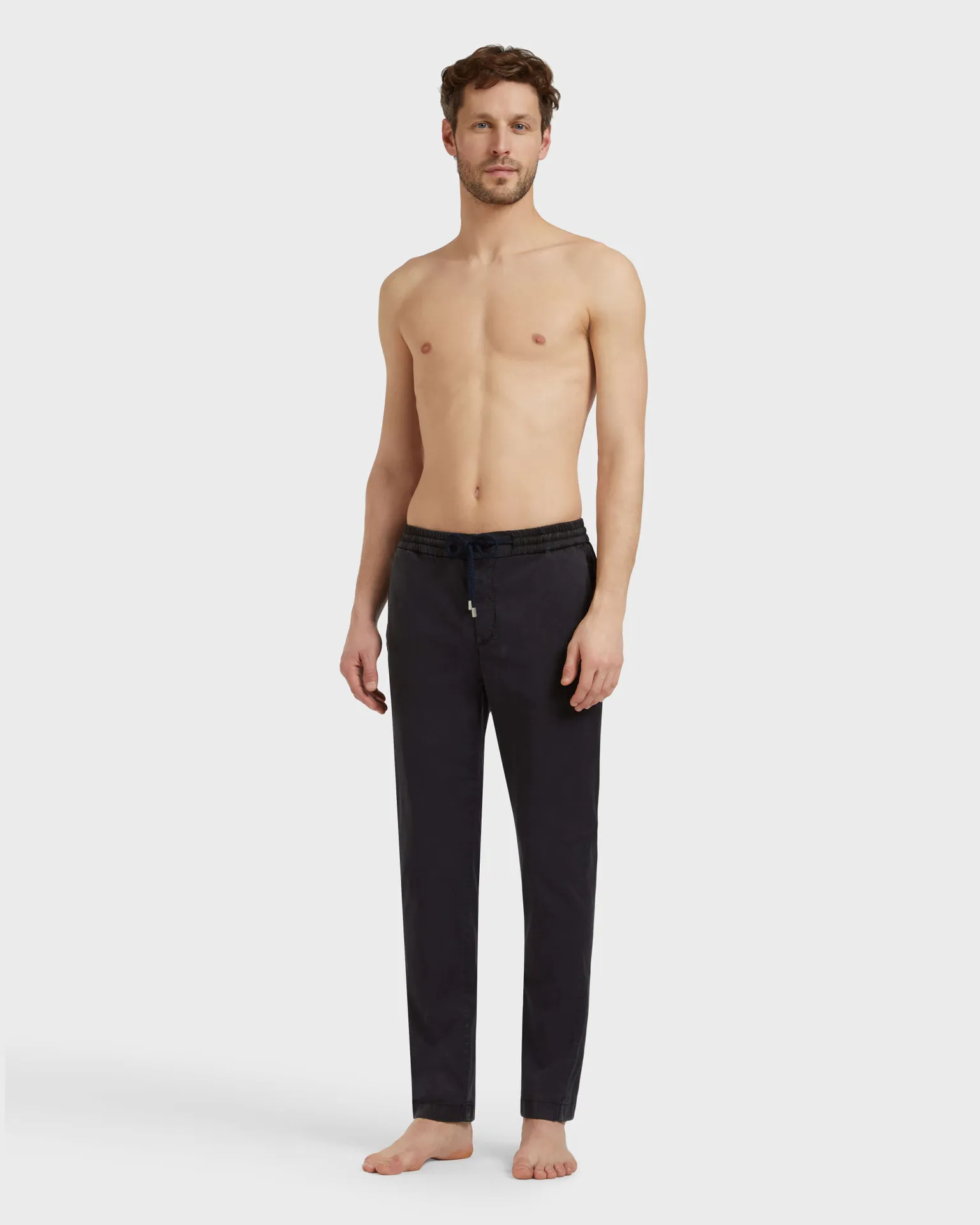Vilebrequin - Hose Aus Tencel-satin Mit Elastischem Bund Für Herren - Jeanshose - Clemence - Schwarz - Größe 30 – Bild 3