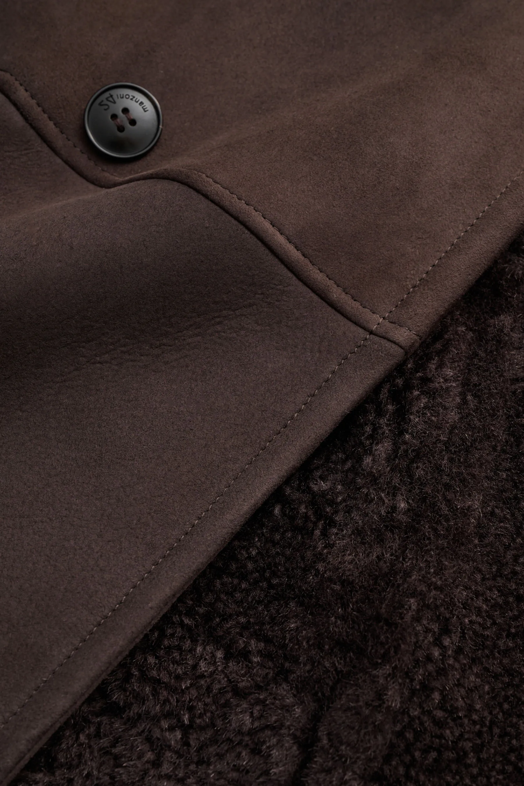 Manzoni 24 - Herren - Lammfellmantel dunkelbraun – Bild 6