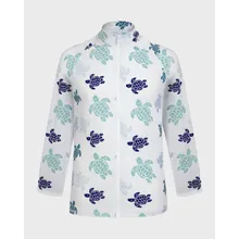 Vilebrequin - Langärmeliger Tortues Multicolores Rashguard Mit Reißverschluss Für Herren - Rashguard - Rock-z - Weiss - Größe L Vilebrequin - Langärmeliger Tortues Multicolores Rashguard Mit Reißverschluss Für Herren - Rashguard - Rock-z - Weiss - Größe L