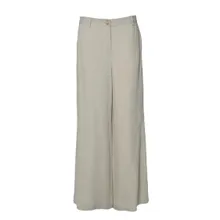 Solotre - Sand Linen Wide-Leg Trousers – Solotre - Größe 46 - beige Solotre - Sand Linen Wide-Leg Trousers – Solotre - Größe 46 - beige