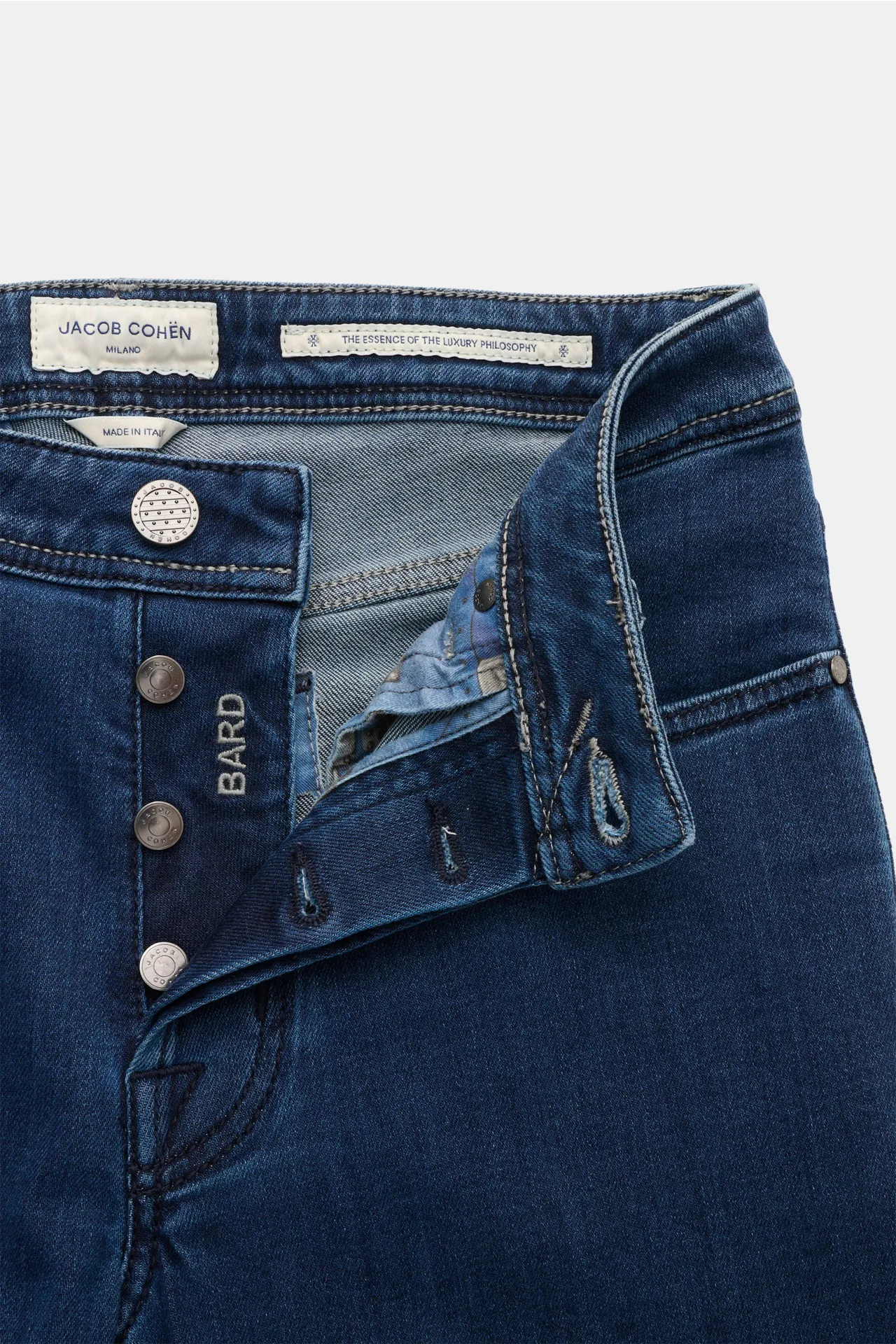 Jacob Cohen - Herren - Jeans 'Bard' dunkelblau – Bild 4