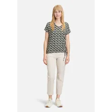 Printshirt mit V-Ausschnitt