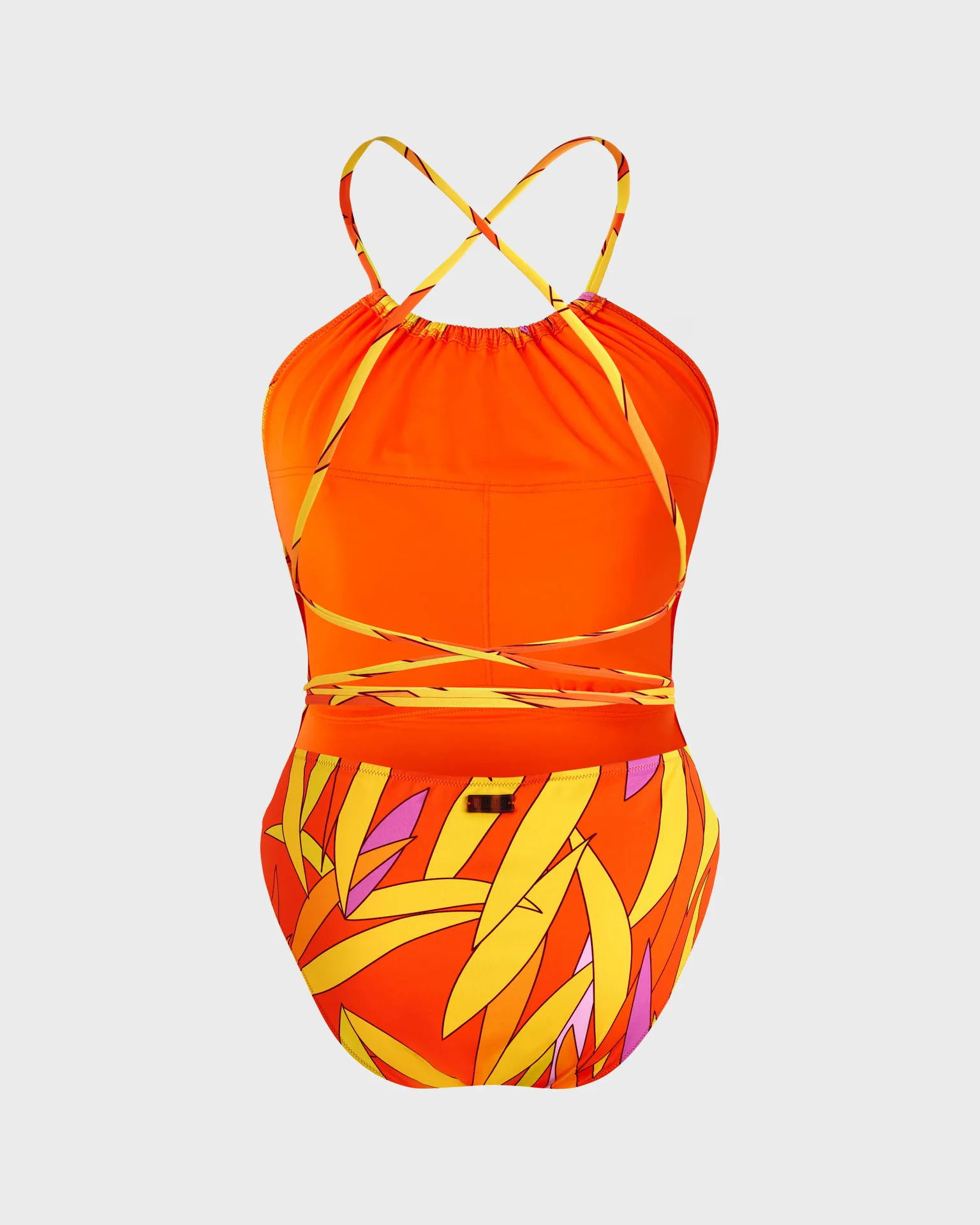 Vilebrequin - Rückenfreier Madrague Badeanzug Für Damen - Bademode - Hydra - Orange - Größe M – Bild 2