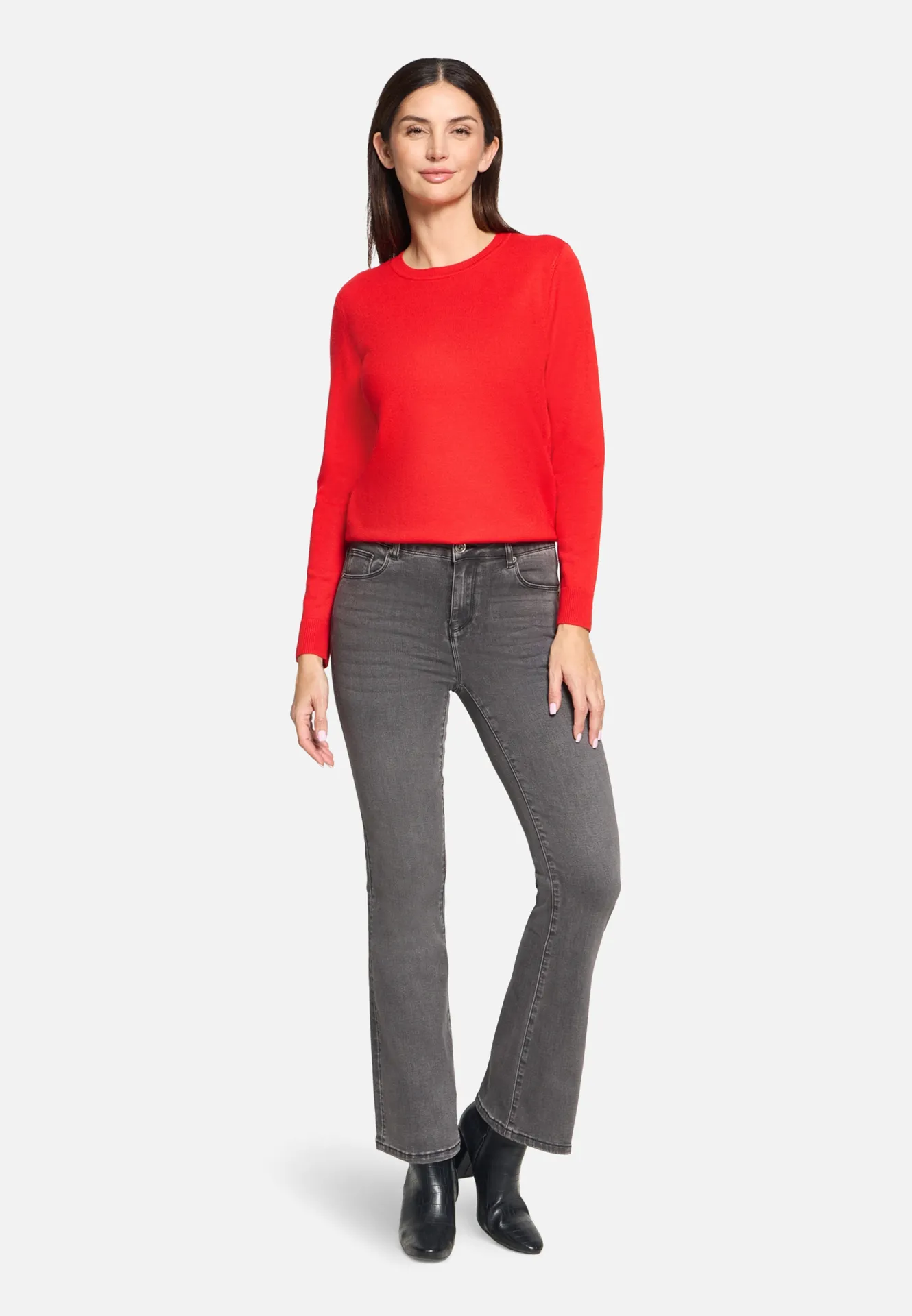 Basic-Strickpullover mit Rundhalsausschnitt – Bild 2