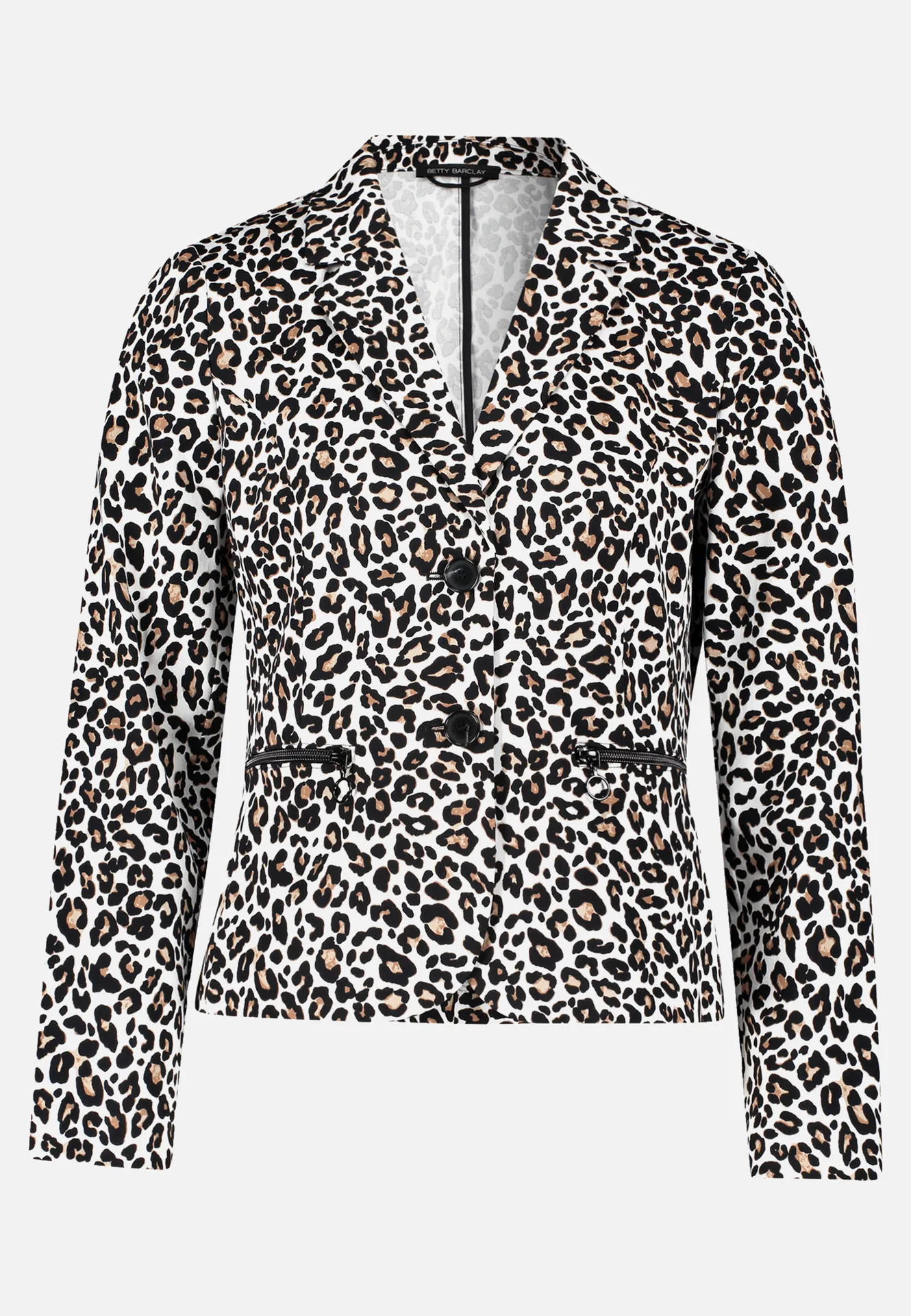 Kurzblazer mit Animalprint – Bild 3